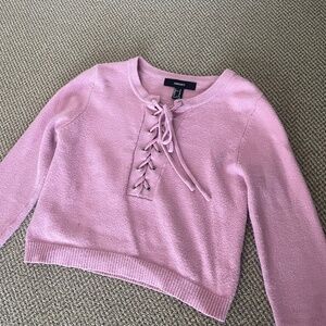 Pink Forever 21 sweater
